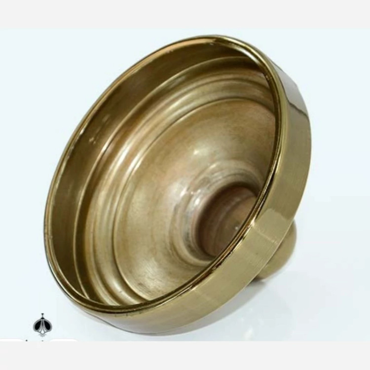 پایه رومیزی آباژور قطر 15 سانت آبکاری طلایی