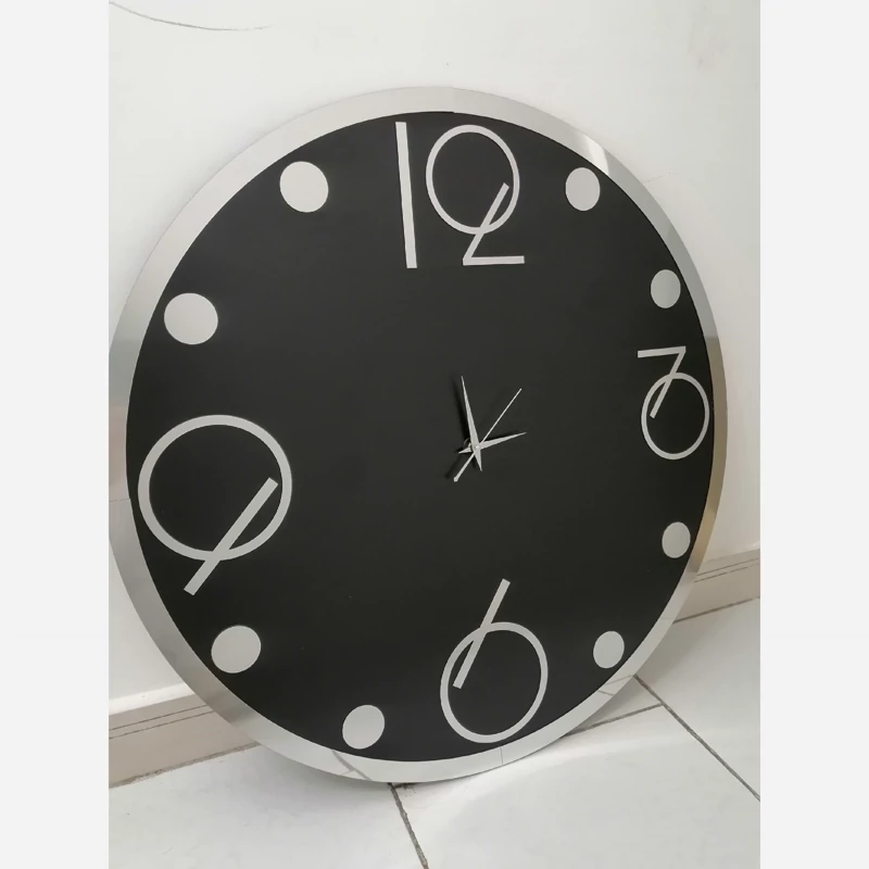 ساعت دیواری چوبی و مولتی استایل موتور آرام گرد کد 05
