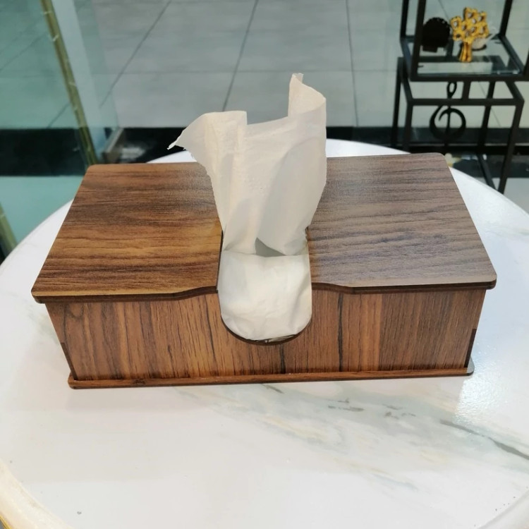 جا دستمال کاغذی چوبی جادستمالی کیفیت عالی