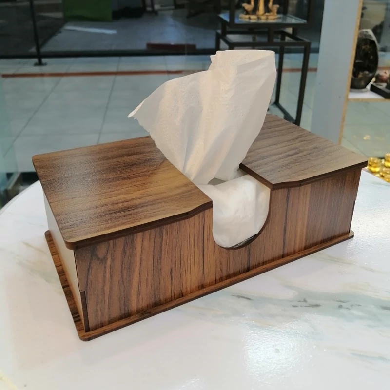 جا دستمال کاغذی چوبی جادستمالی کیفیت عالی