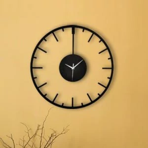 ساعت دیواری چوبی مینیمال ساده کد 120 پس کرایه