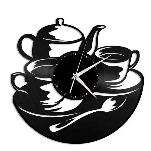ساعت دیواری چوبی کافه و کافی شاپ کد 70 پس کرایه