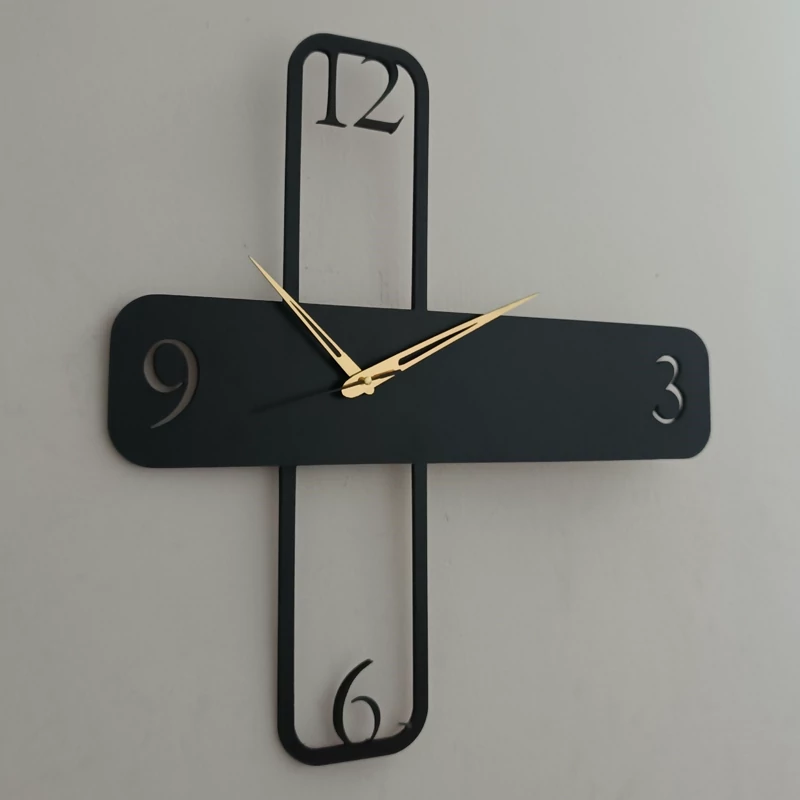 ساعت دیواری چوبی مینیمال مستطیلی کد 85 پس کرایه