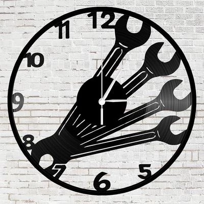 ساعت دیواری چوبی مکانیکی کد 38 پس کرایه