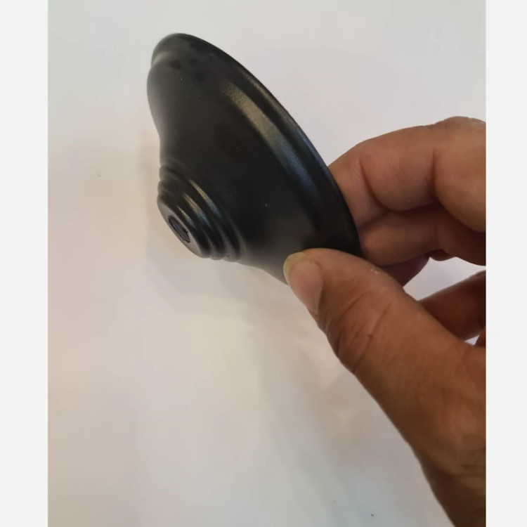 درب طوق لوستر قطر 10 رنگ مشکی آبکاری