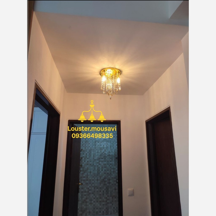 لوستر سقفی کریستالی مدل آبشار