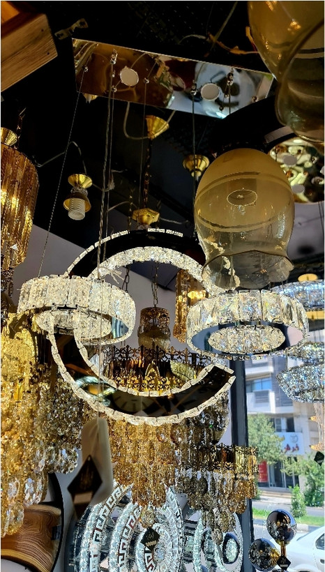 لوستر وارداتی سه حالته مدرن