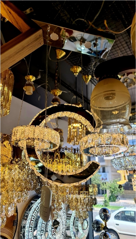 لوستر وارداتی سه حالته مدرن