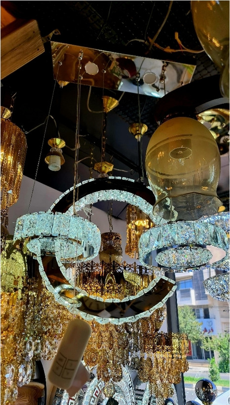 لوستر وارداتی سه حالته مدرن
