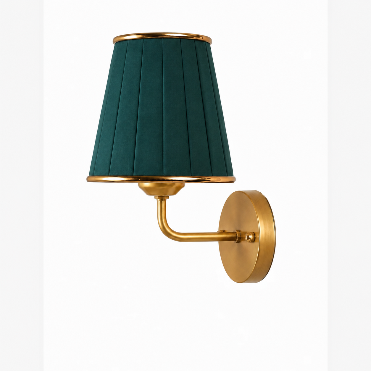لوستر دیواری مینیمال دوگلس شید دار زیتونی